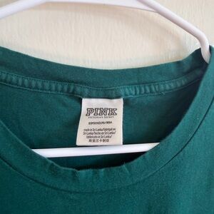 Victoria's Secret PINK Green T-Shirt